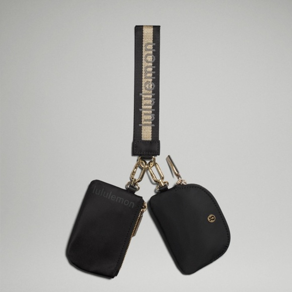 Lululemon Dual Pouch Black/Gold